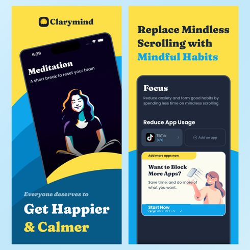 Clarymind 新功能「螢幕使用時間管理」，以及減少無意識滑社群帶來的好處